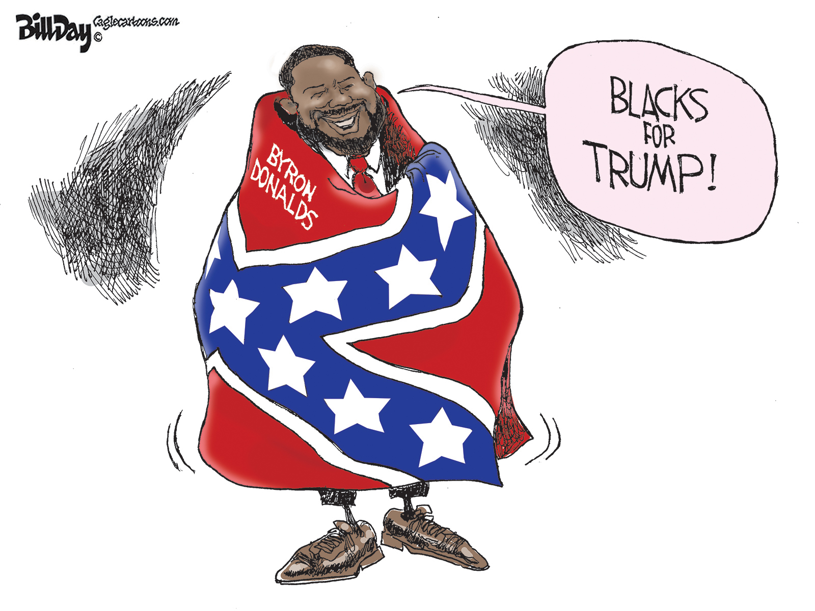 Blacks for Trump, A Cartoon by Award-Winning Bill Day