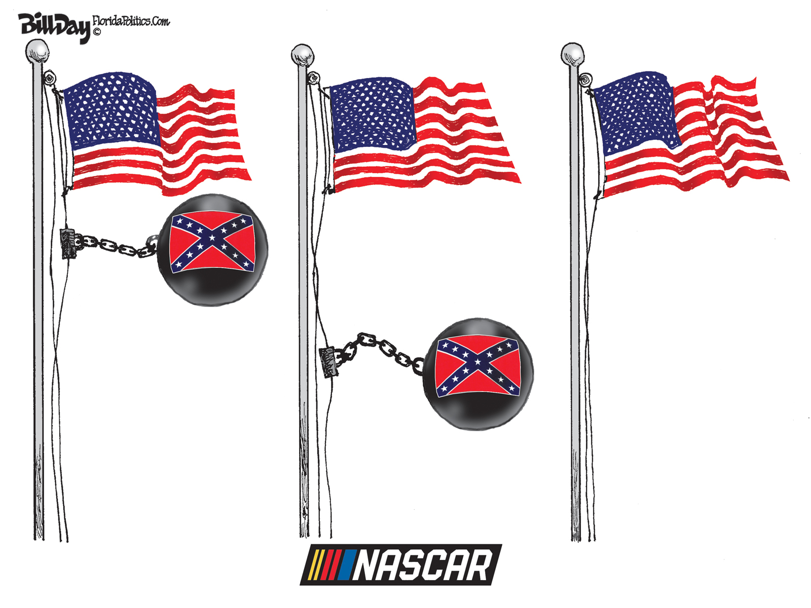 NASCAR, A Cartoon by Award-Winning Bill Day | Smart City Memphis