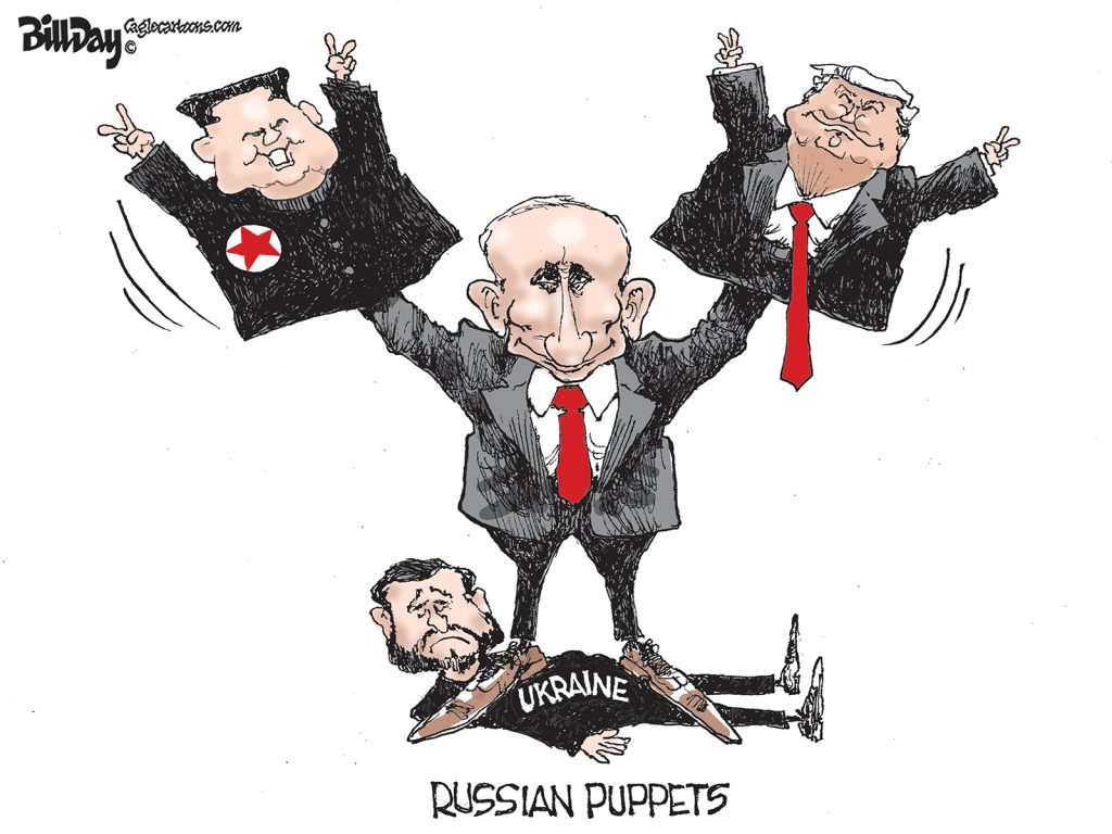 Russian Puppets, A Cartoon by Award-Winning Bill Day