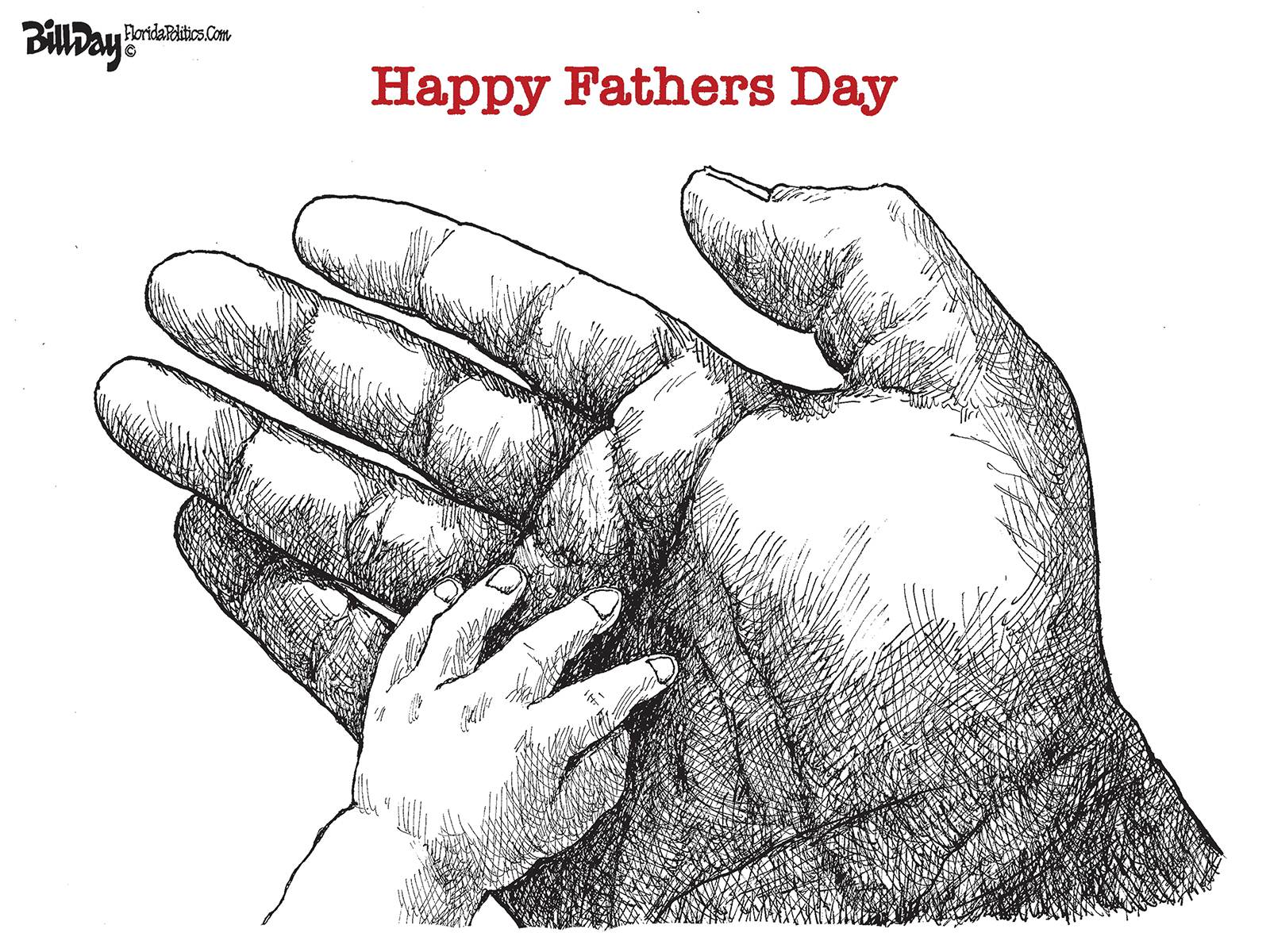 hand drawing cartoon happy father's day Stock Vector | Adobe Stock