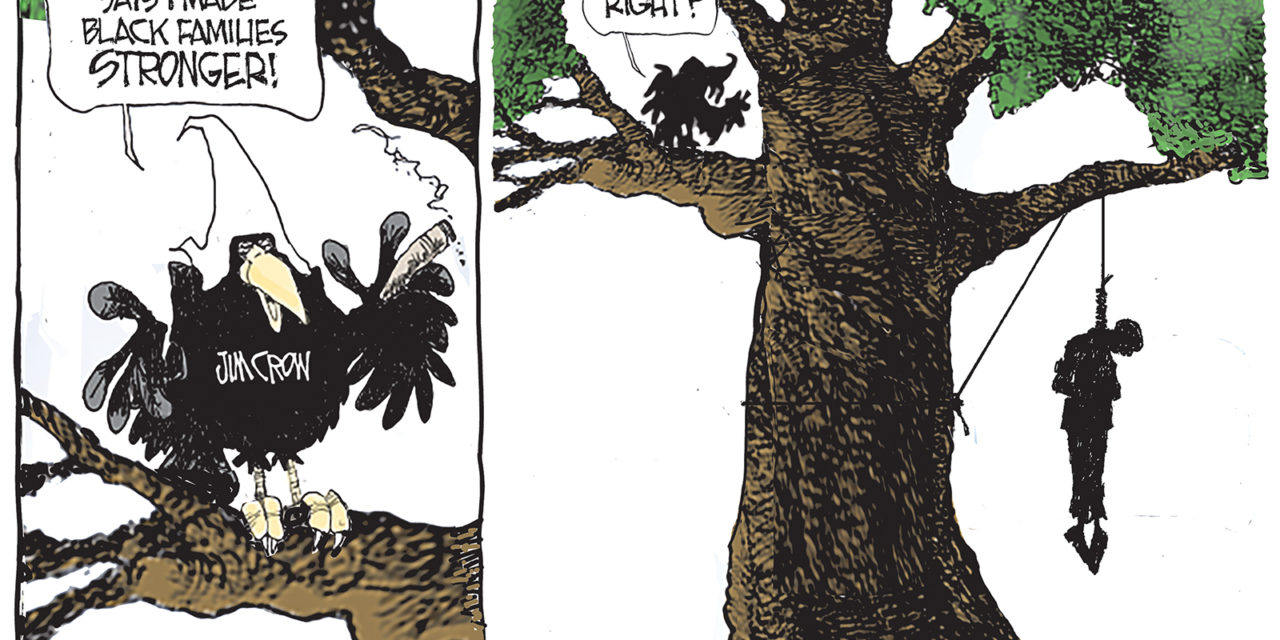 Jim Crow, A Cartoon by Award-Winning Bill Day