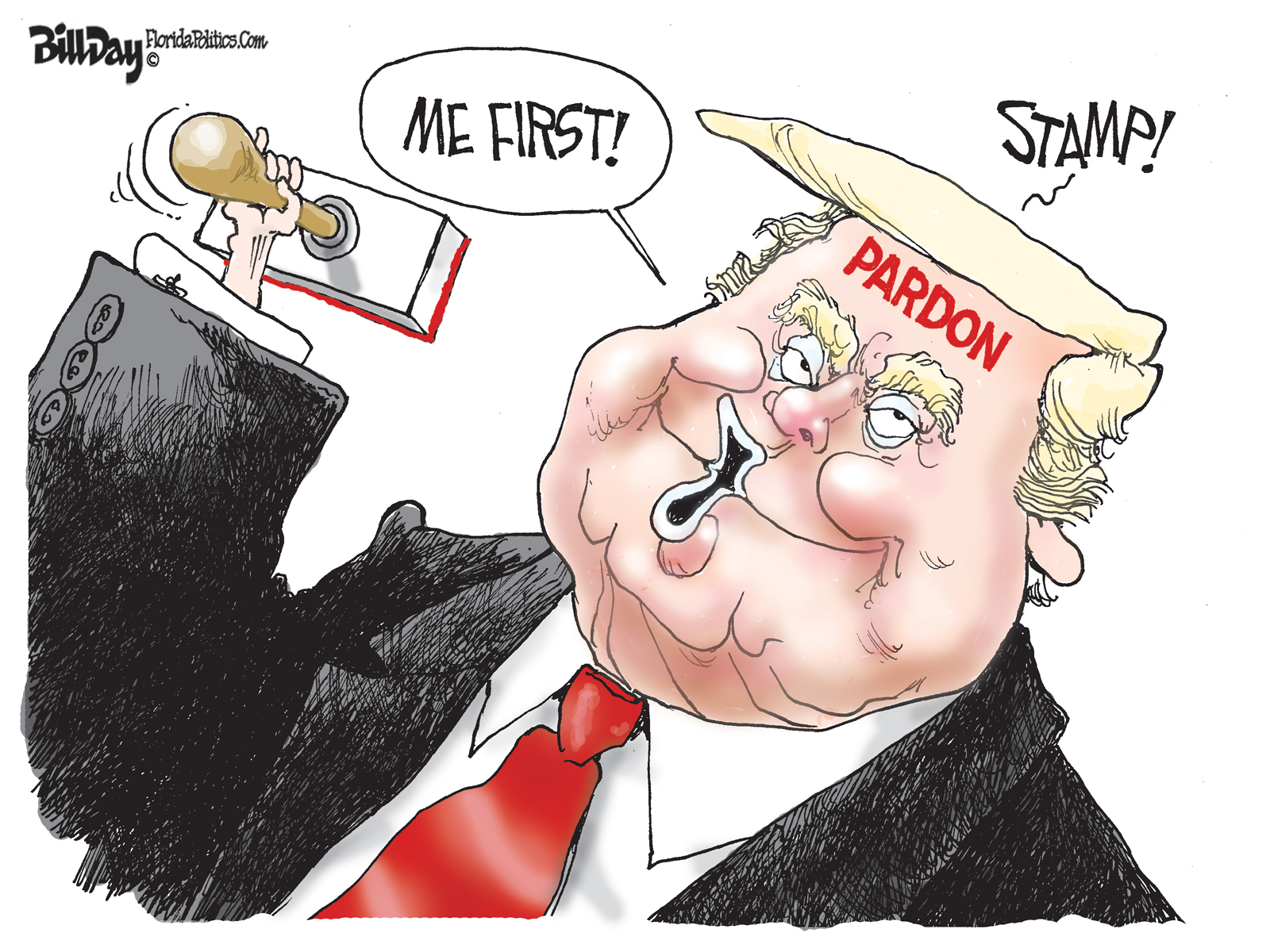 Trump Pardon, A Cartoon By Award-Winning Bill Day | Smart City Memphis