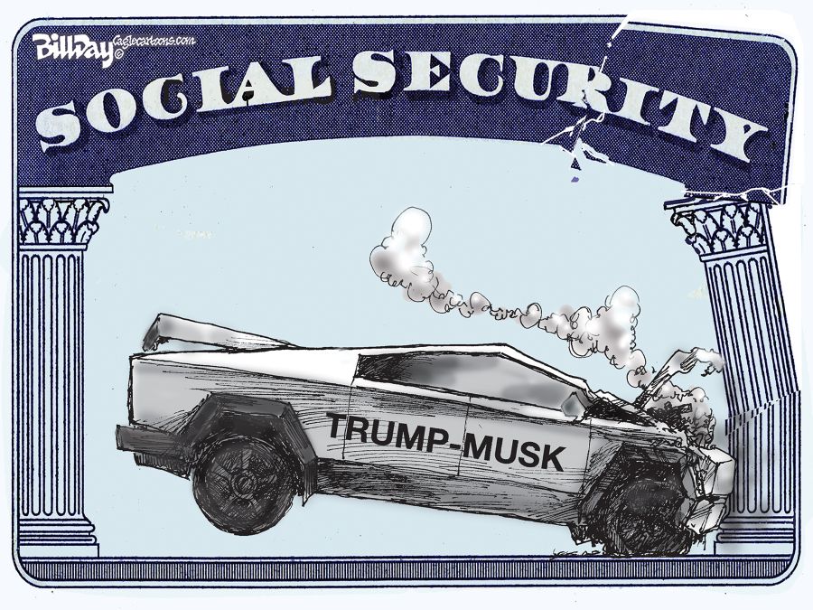 Social Security Wreck, A Cartoon by Award-Winning Bill Day