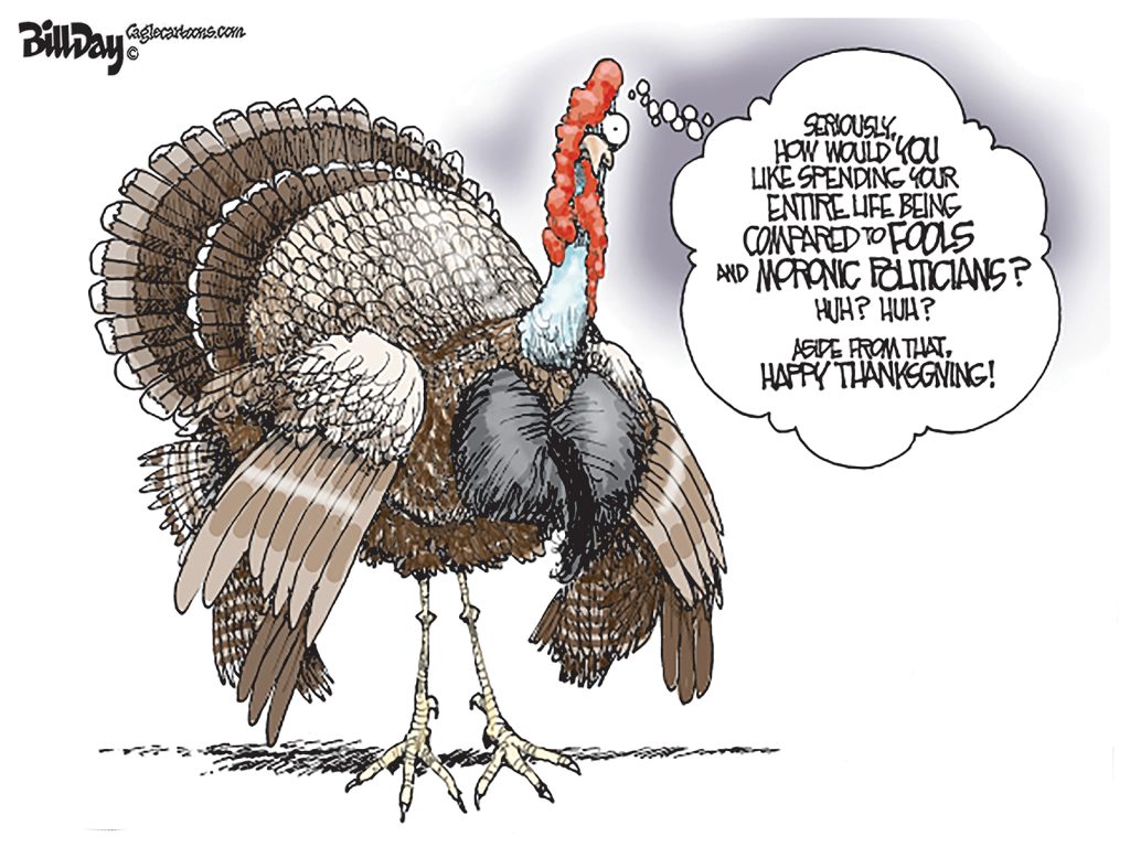 Turkey Time, A Cartoon by Award-Winning Bill Day